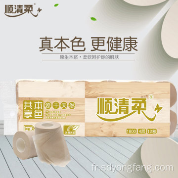 Rouleau de papier hygiénique en bambou